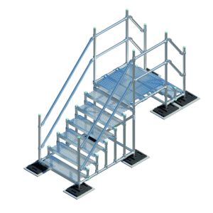 Escaliers et passerelles autoportantes